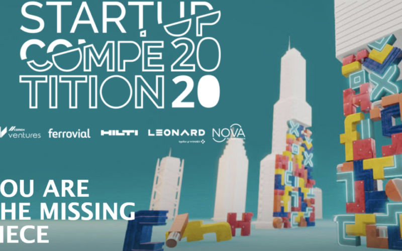 construction startup competition flyer