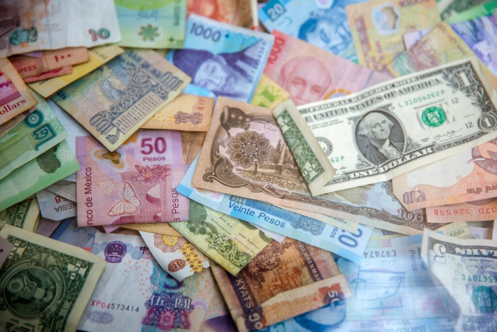 multiple currencies photo