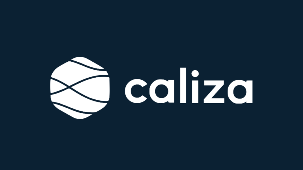 Caliza white logo