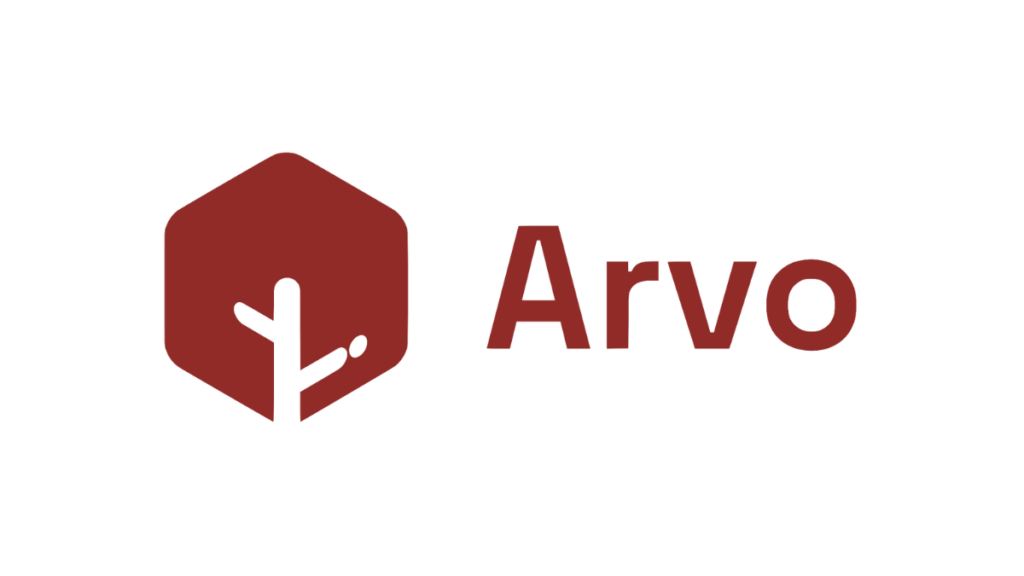 Arvo red logo