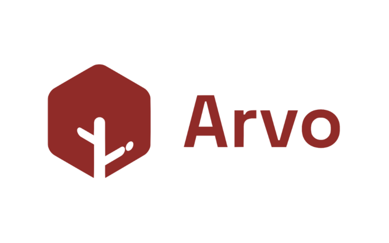 Arvo red logo