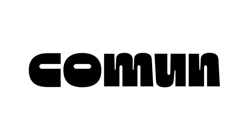 comun black logo