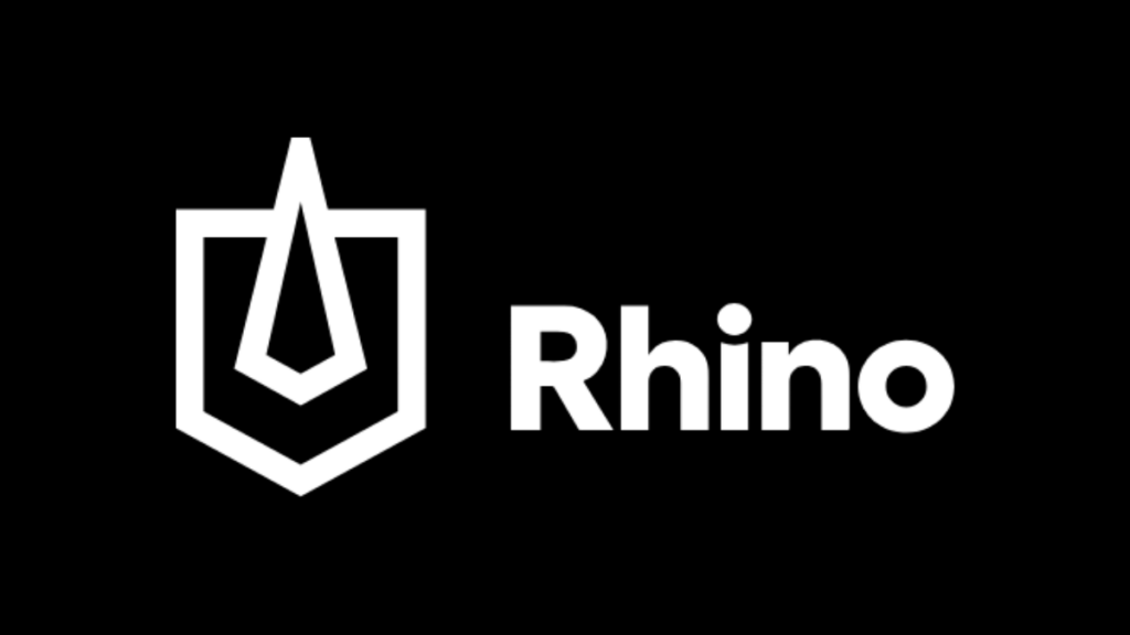 Rhino white logo