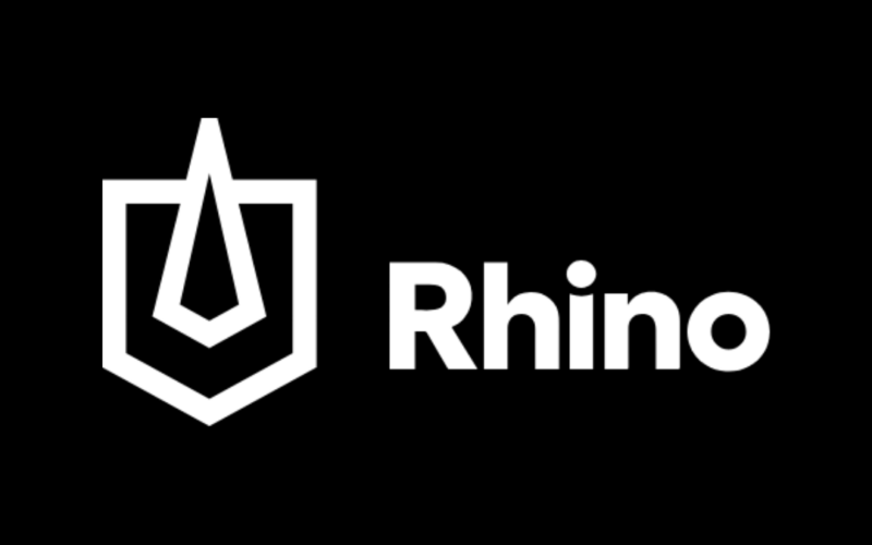 Rhino white logo