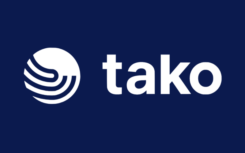 Tako white logo