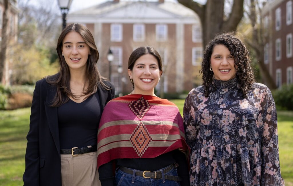 Fundadoras Ginia - Antía Vázquez, Renata Millet y Melissa Manrique