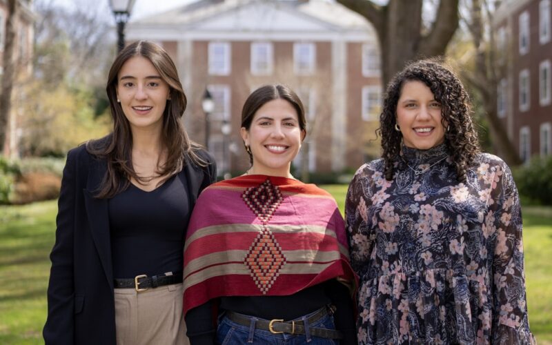 Fundadoras Ginia - Antía Vázquez, Renata Millet y Melissa Manrique